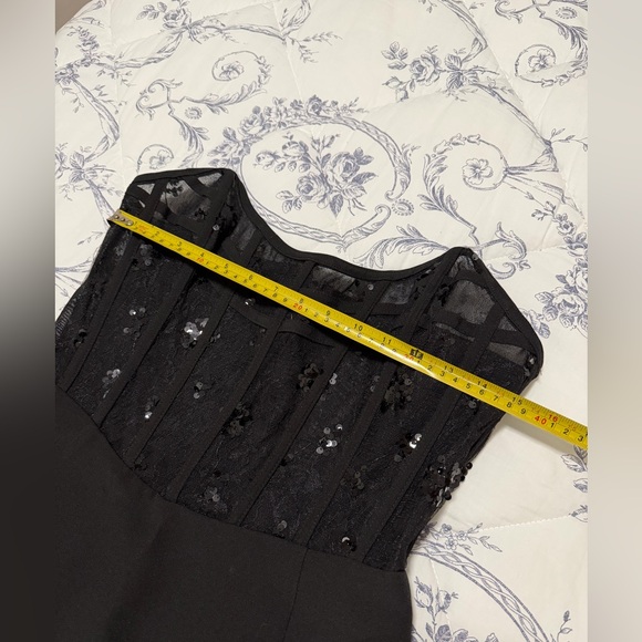 Forever 21 Black Strapless Corset Mini Dress - Picture 7 of 11